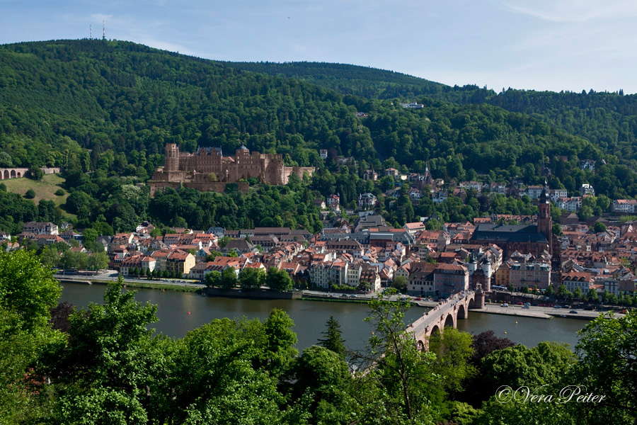 Heidelberg- Blick vom Philosophenweg
