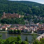 Heidelberg- Blick vom Philosophenweg