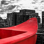 rotes Kanu rotes Kanu